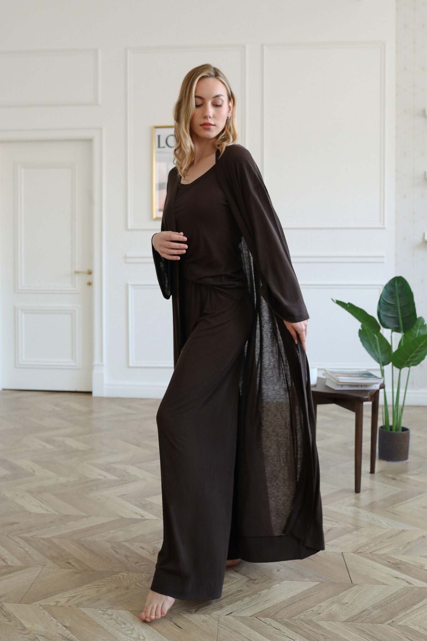 Marrone three-piece set